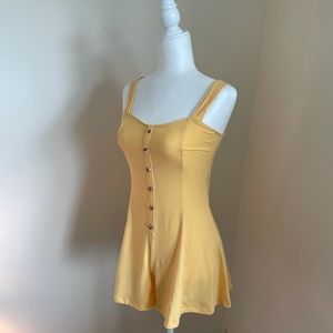Forever 21 Yellow Romper